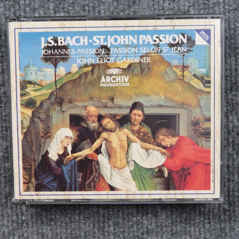 J.S. Bach CD St. John Passion BWV 245 John Eliot Gardiner Archiv Germany‎ 1986